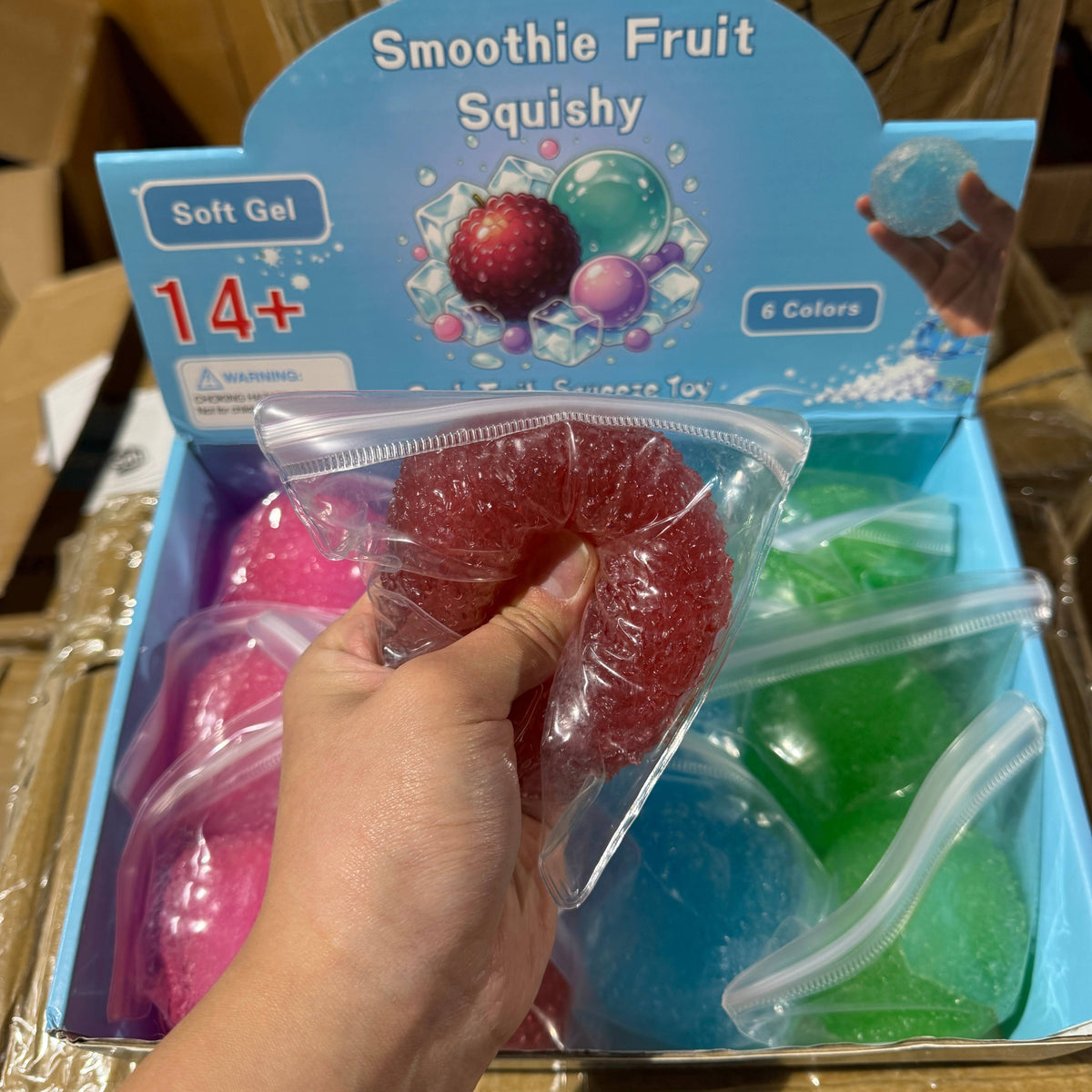 Mixed Berry Fruit Icy Slushy Ball Squishy