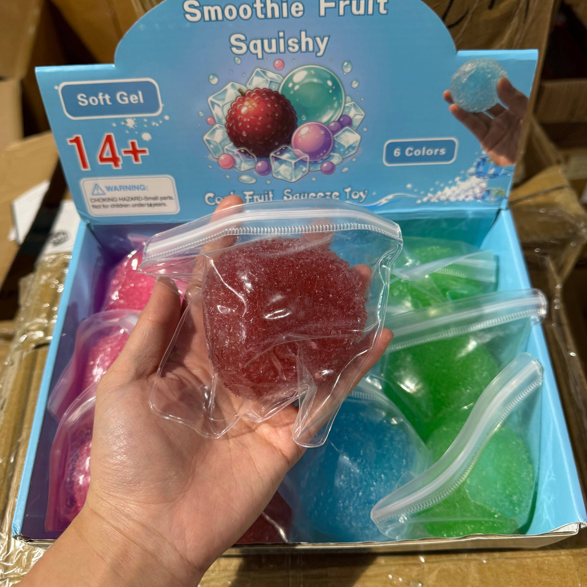 Mixed Berry Fruit Icy Slushy Ball Squishy