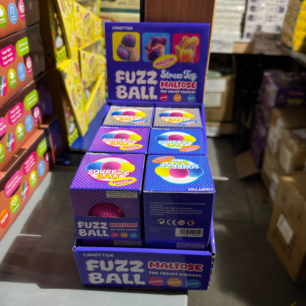 Sugar Squeeze Fuzzy Color Changing Ball