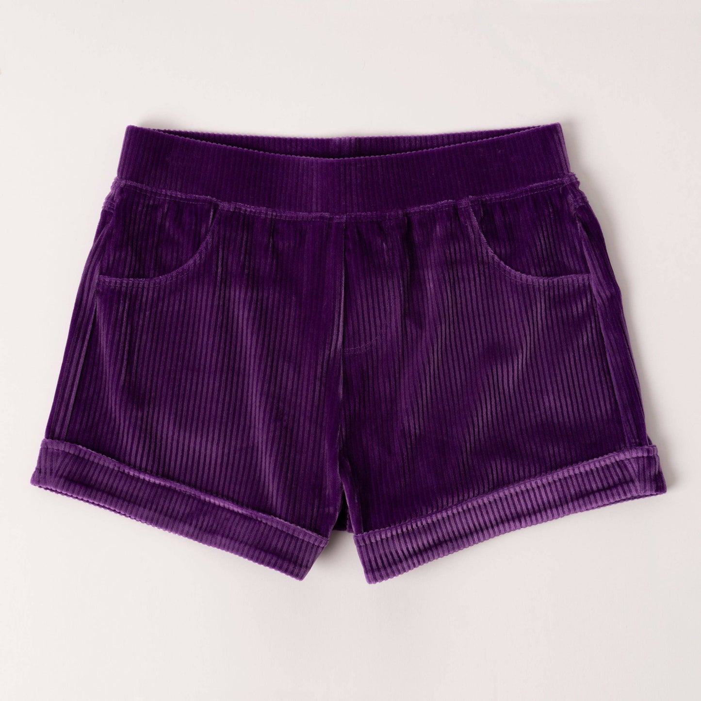 Ribbed Velour Short