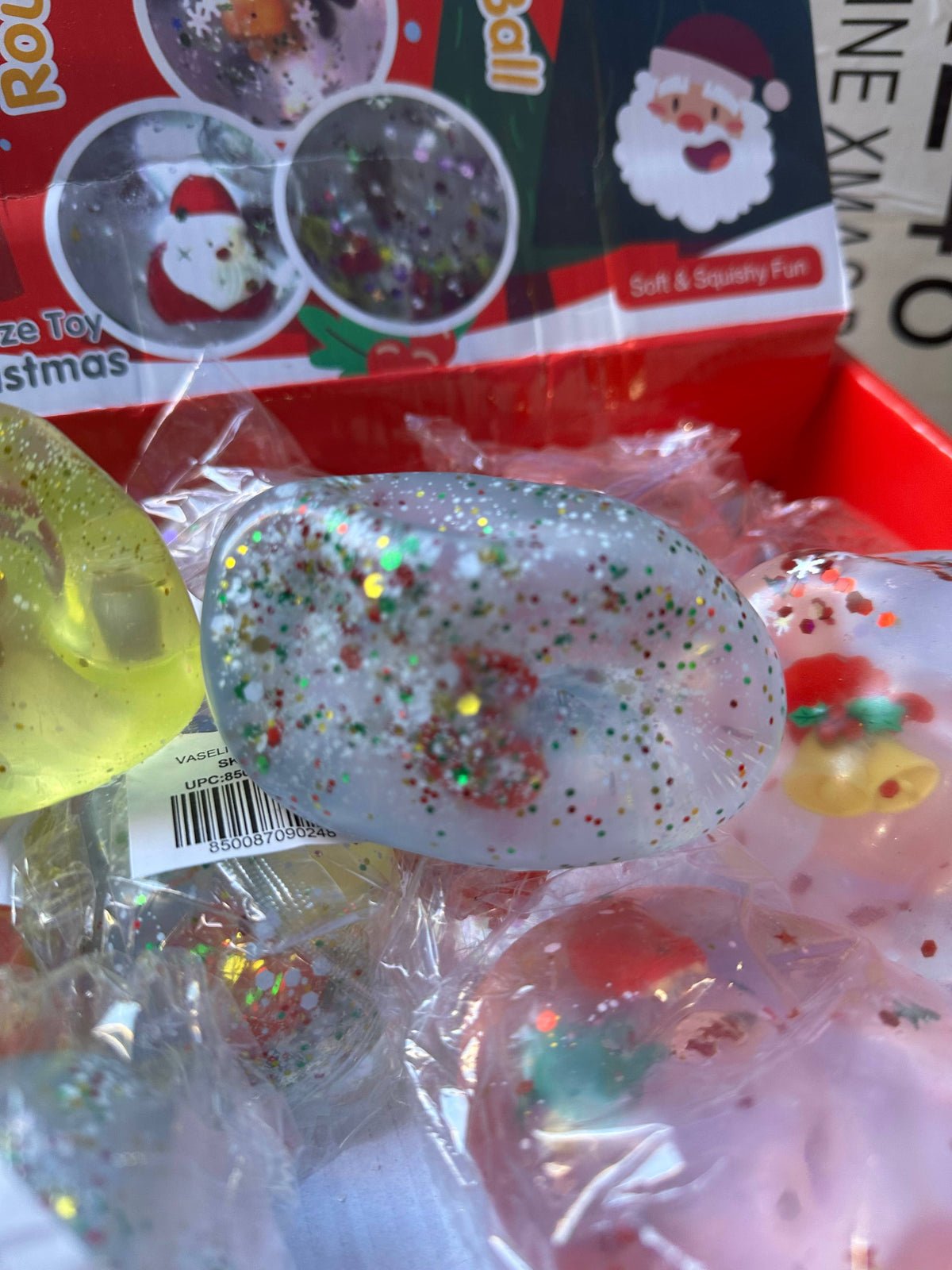 Coconut Oil Ball w/ Christmas Themed Charm
