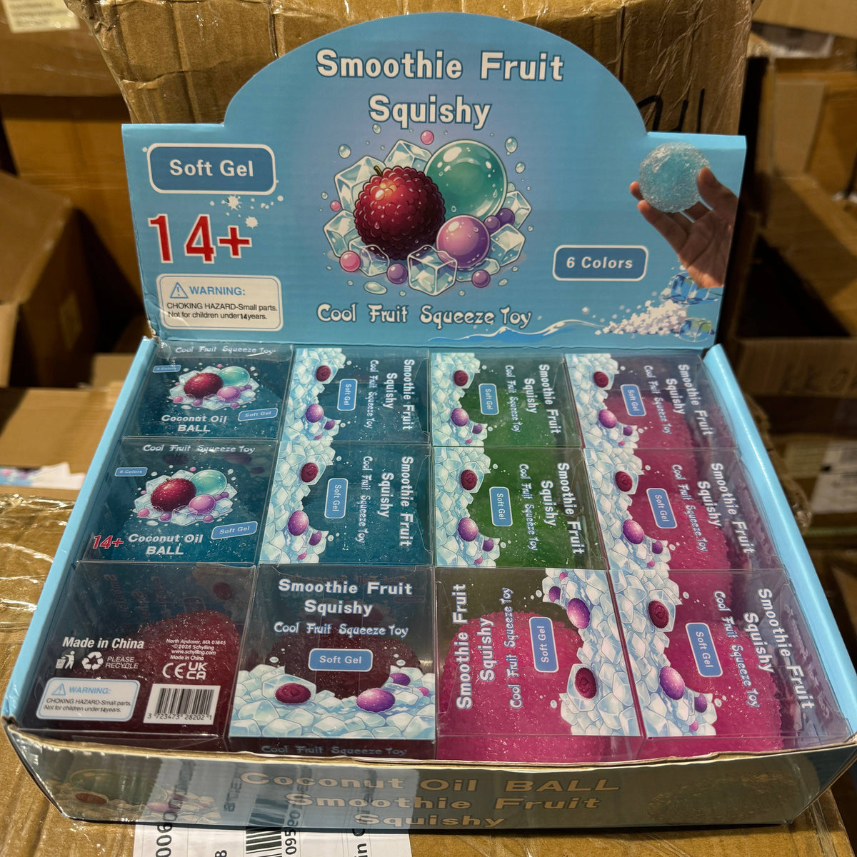 Mixed Berry Fruit Icy Slushy Ball Squishy