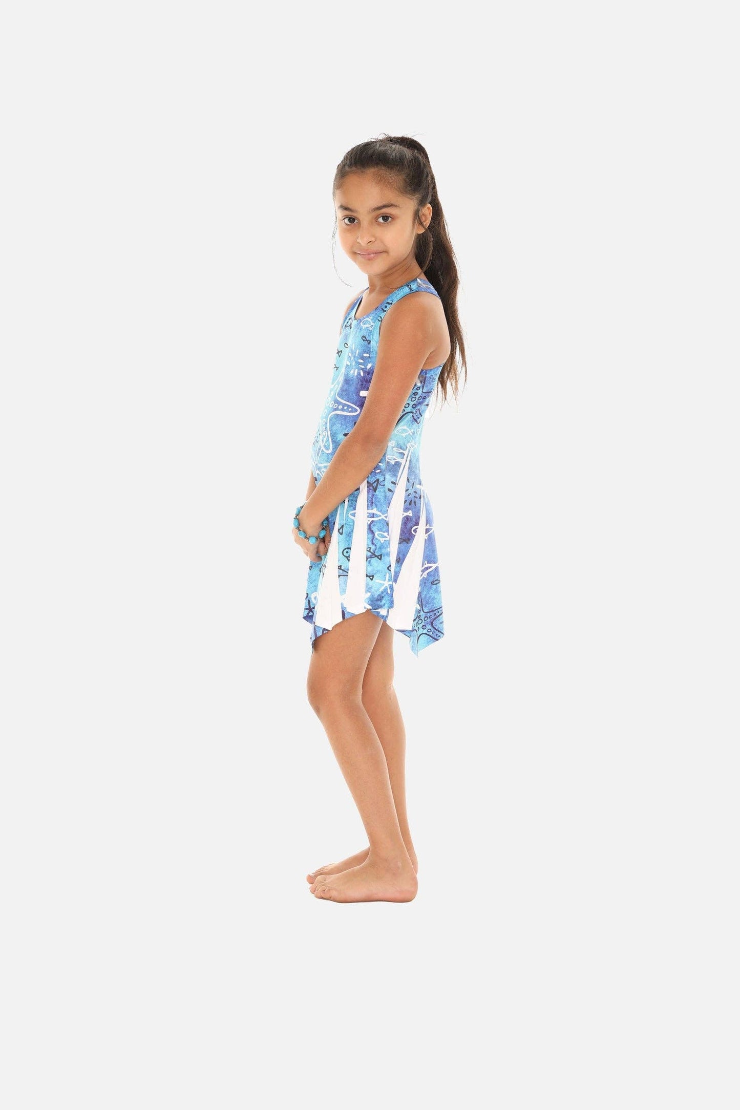 Sea Shells and Star Fish Print Dress