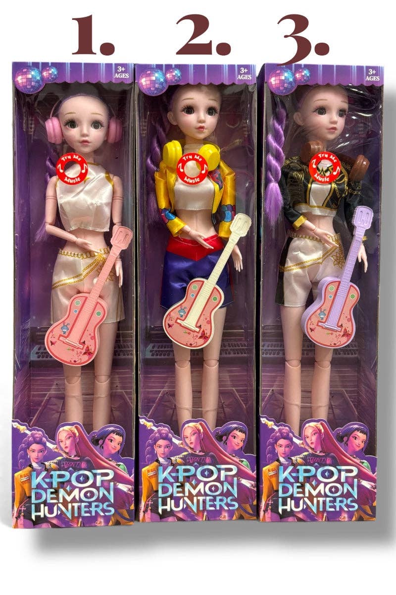 Large Musical K-Pop Doll 21"