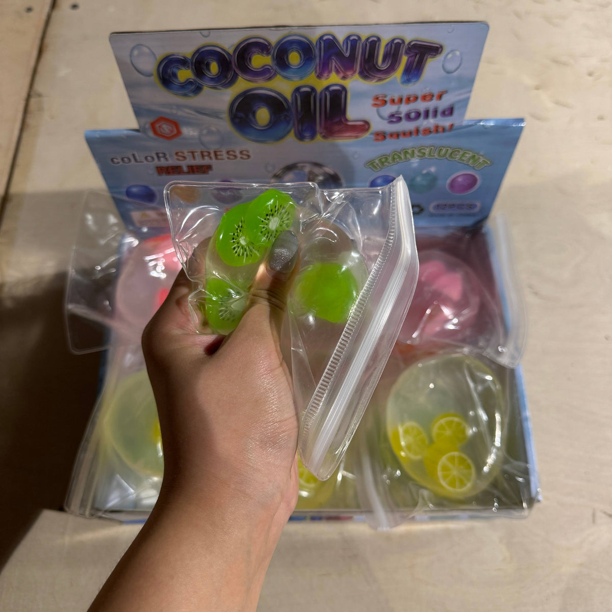 Coconut Oil Vaseline Mixed Fruit Round Ball
