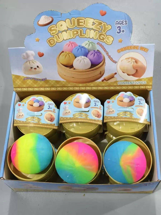 The Viral Squishy Dumpling- Rainbow Edition 