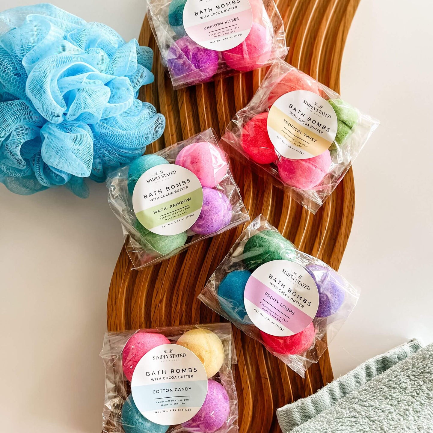 Kids Bath Bomb Packs – Colorful & Scented Bath Fizzies