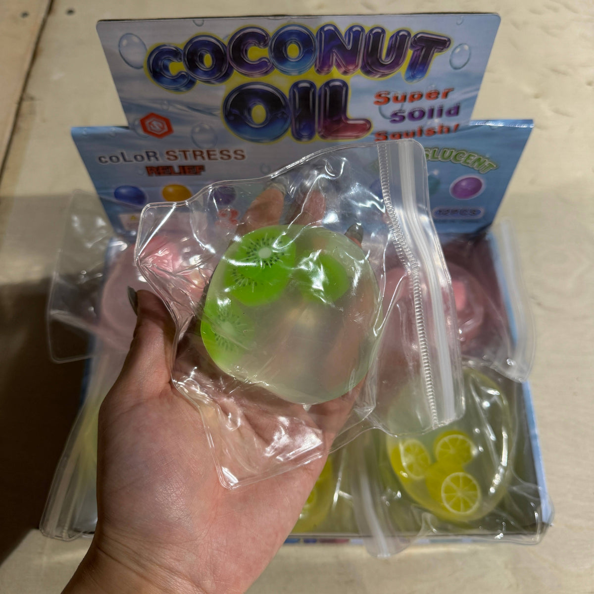 Coconut Oil Vaseline Mixed Fruit Round Ball