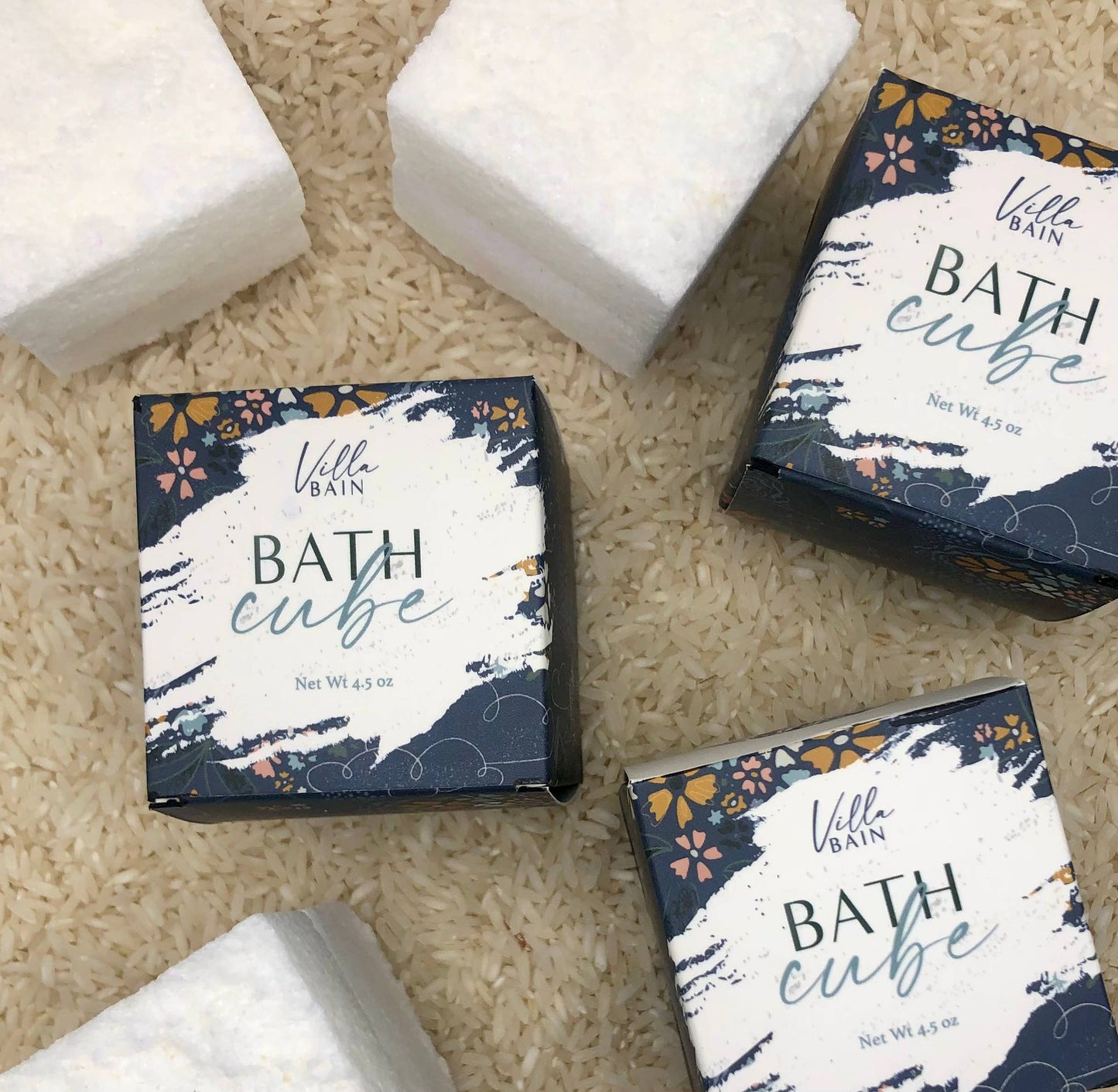 Candy Cane Bath Cube