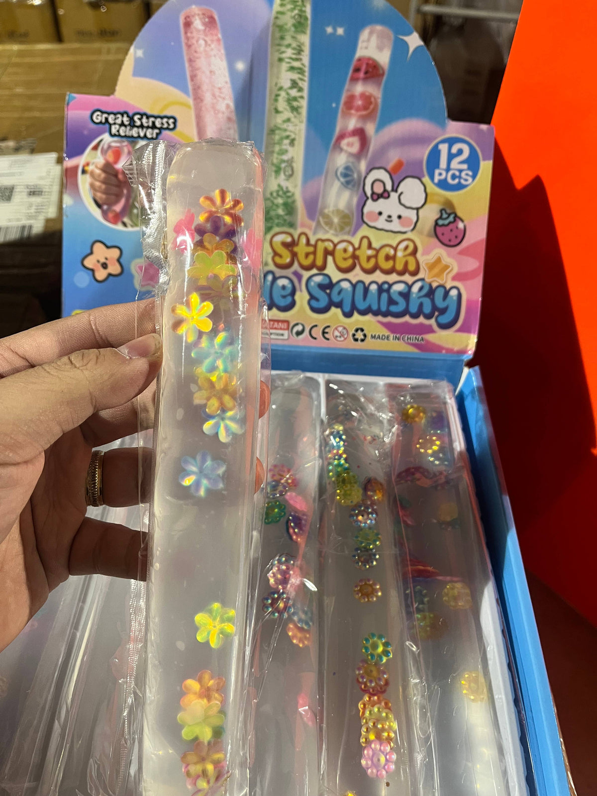 Coconut Oil Flower Charms Giant Noodle/Stick