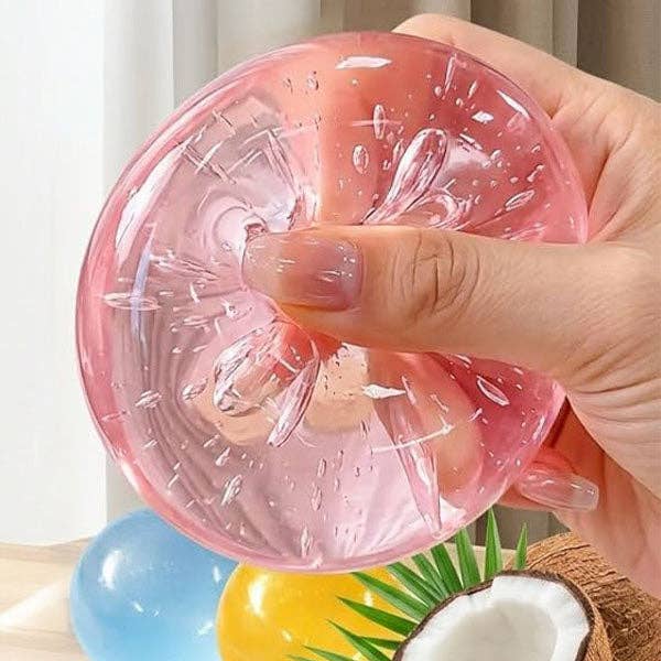 (ETA 9/9/26) Coconut Oil Squishies® Solid Squish Fidget Stress Ball (1pc) Assorted Colors