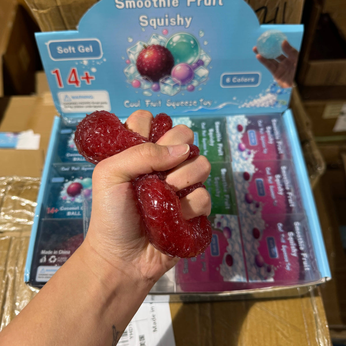 Mixed Berry Fruit Icy Slushy Ball Squishy