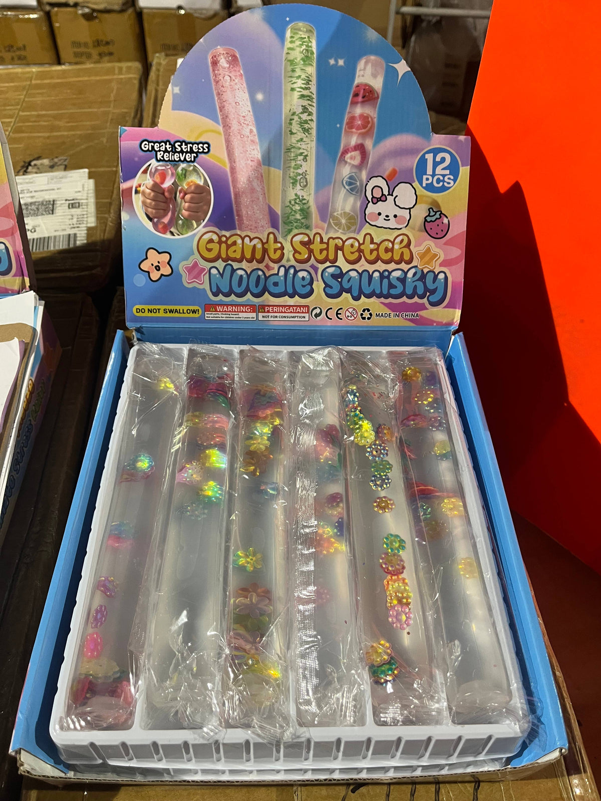Coconut Oil Flower Charms Giant Noodle/Stick