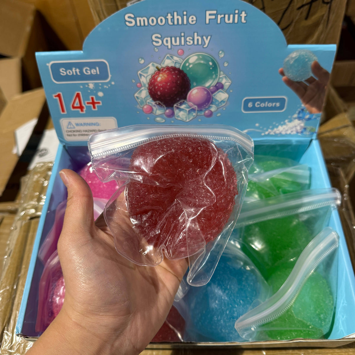 Mixed Berry Fruit Icy Slushy Ball Squishy
