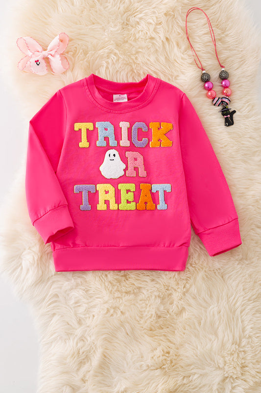 Trick or Treat Applique Sweatshirt