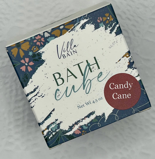 Candy Cane Bath Cube