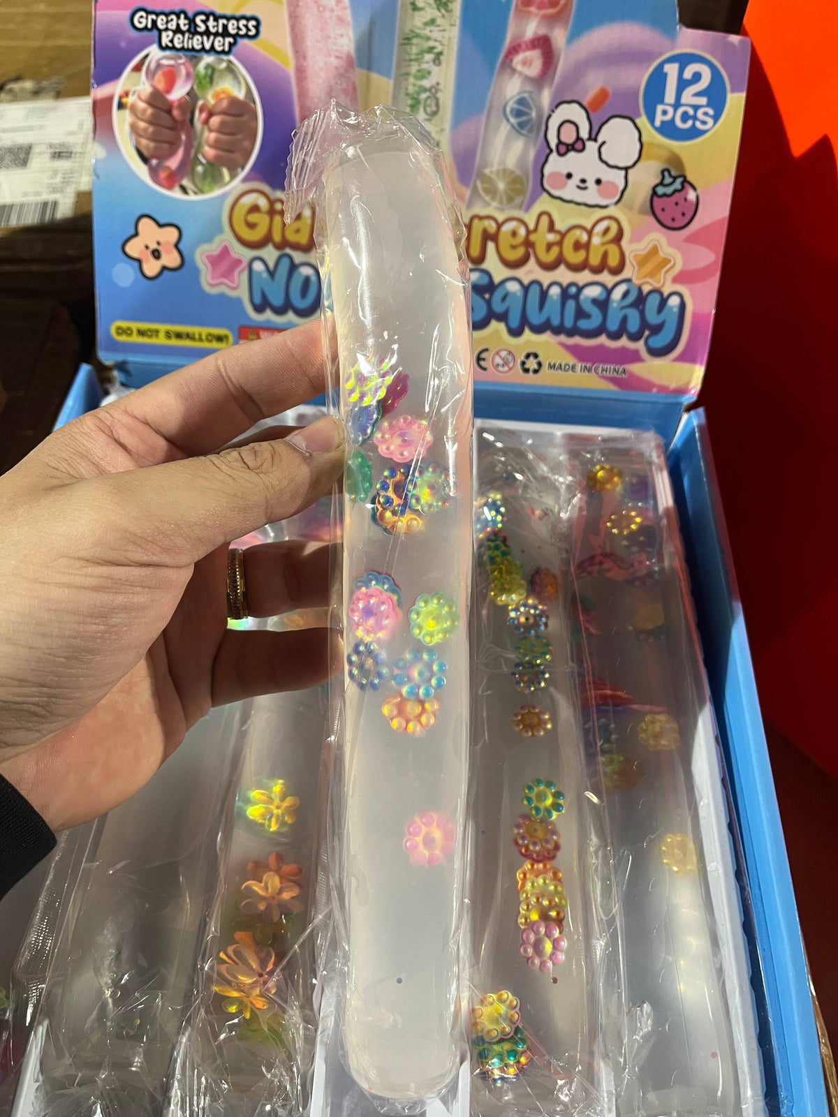 Coconut Oil Flower Charms Giant Noodle/Stick