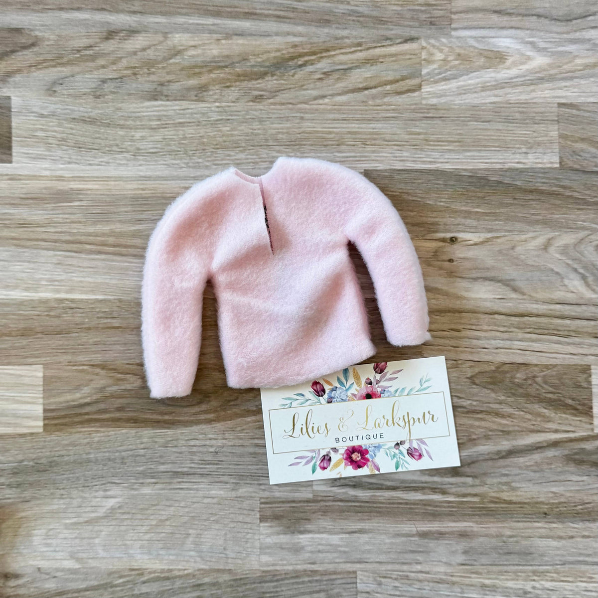 Gingerbread Cookie Elf Sweater - Pink