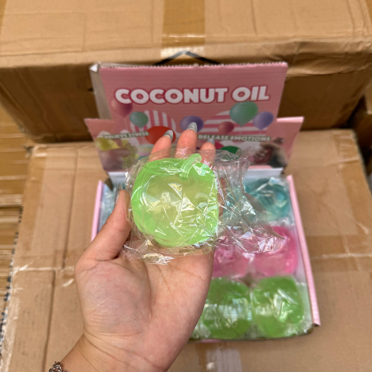 Coconut Oil Vaseline Colorful Apple Toy