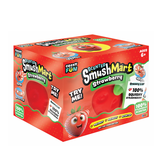 (ETA 11/1/26) RMS® SmushMart™ Giant Scented Strawberry Squishy 1pc