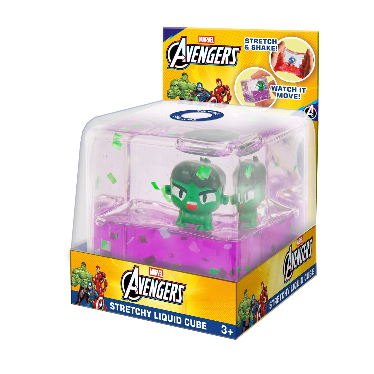 (ETA 11/16/26) Marvel® Avengers Stretchy Liquid Cube Fidget Toy