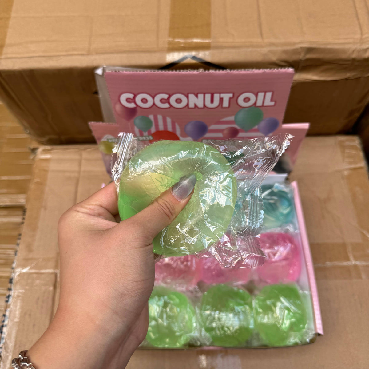 Coconut Oil Vaseline Colorful Apple Toy