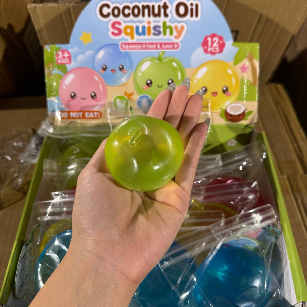 Coconut Oil Vaseline Colorful Apple Toy