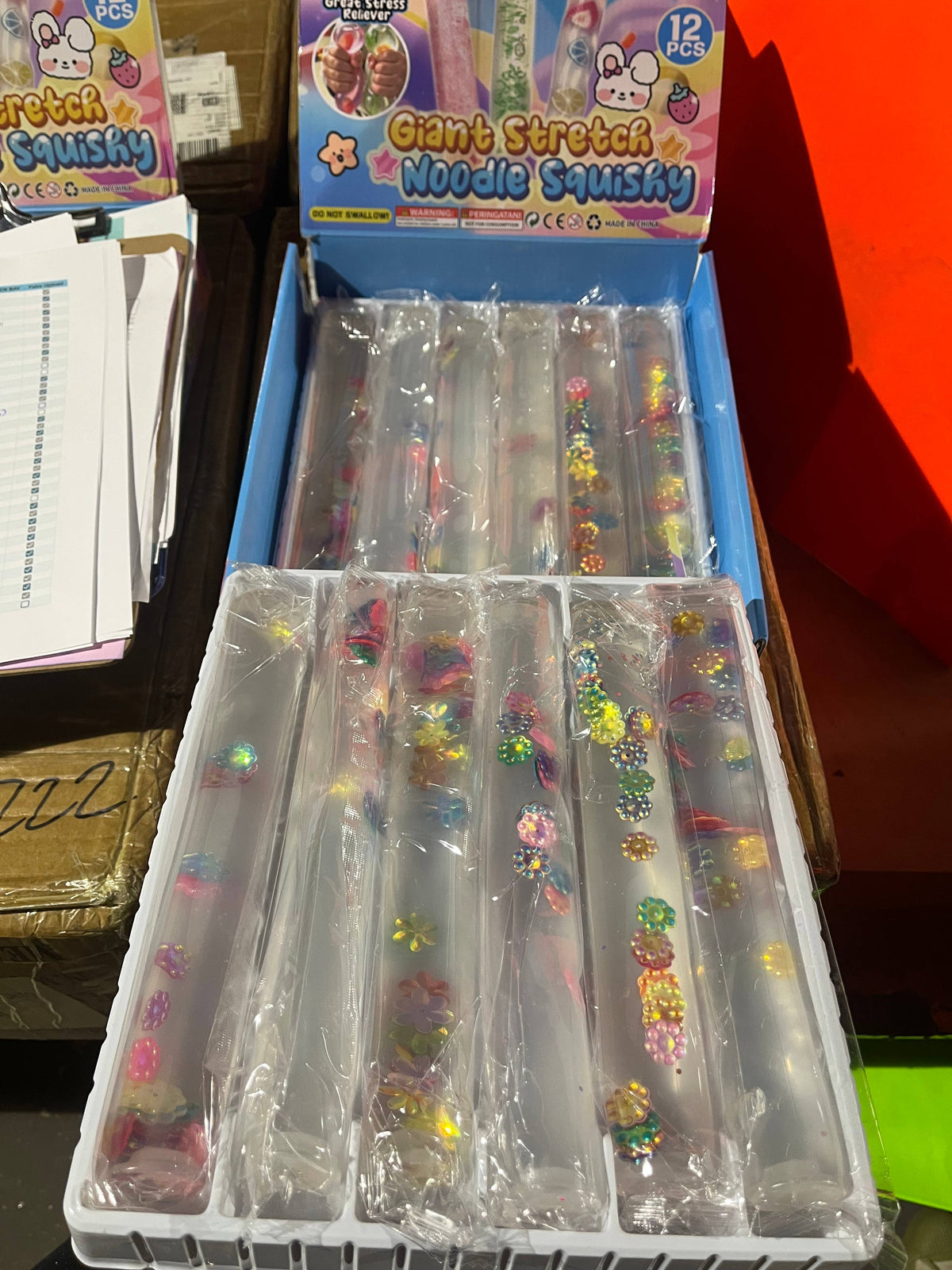 Coconut Oil Flower Charms Giant Noodle/Stick