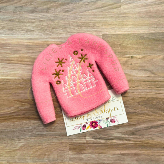Pink Castle Elf Sweater