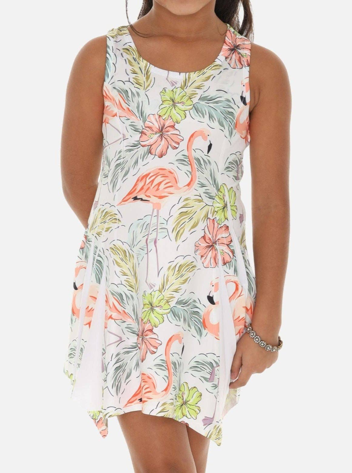 Pop of Flamingos Dress