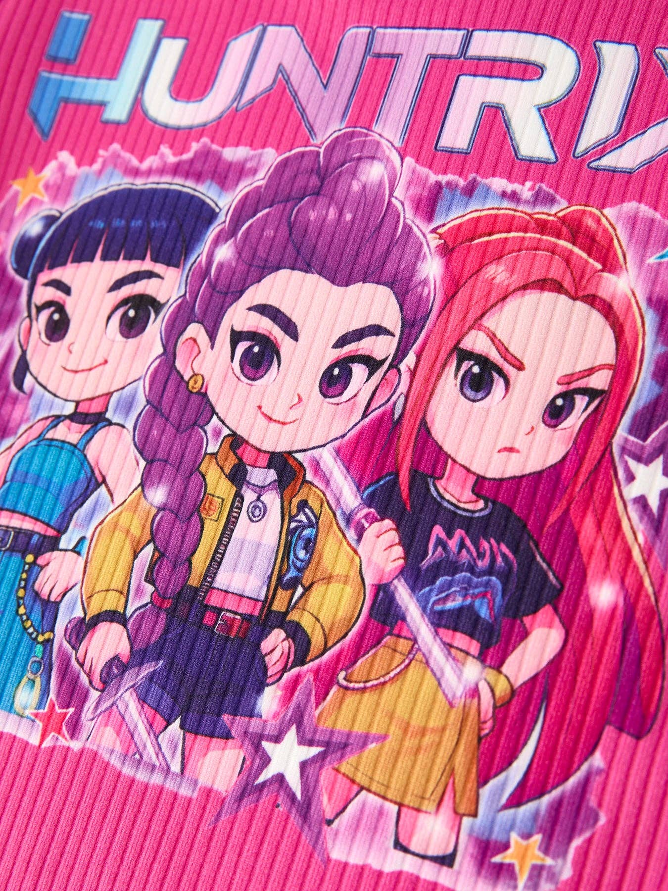 Girls Character Print Girls' Short-sleeved Top + Trousers Set