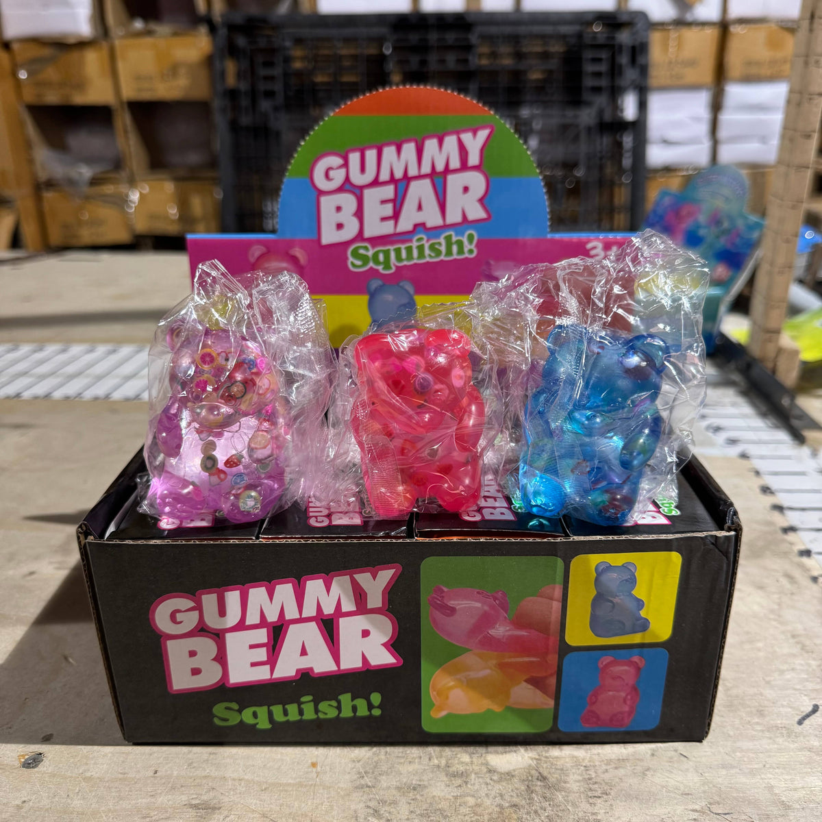 Sugar Squeeze Confetti Fruit Gummy Bear | Trendy | A120