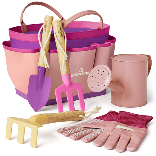 KIDS GARDENING SET, PRINCESS PINK
