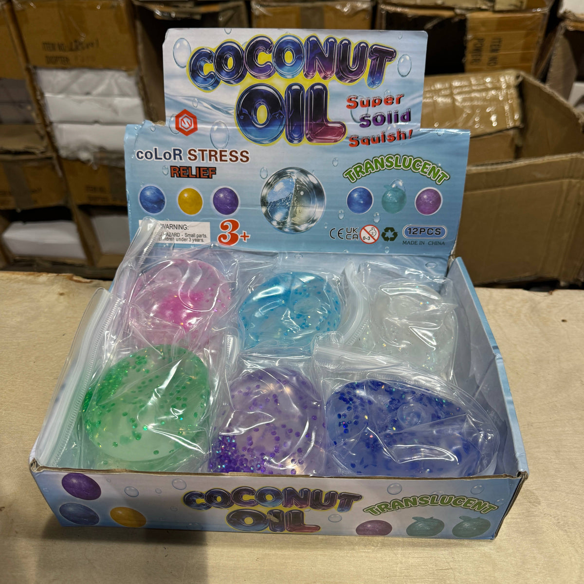 Coconut Oil Vaseline Mini Diamond Round Ball