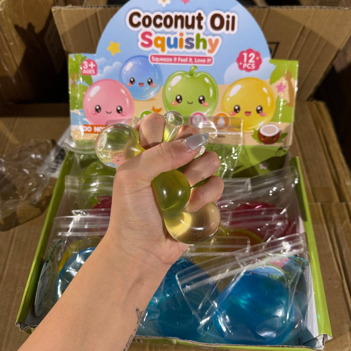 Coconut Oil Vaseline Colorful Apple Toy