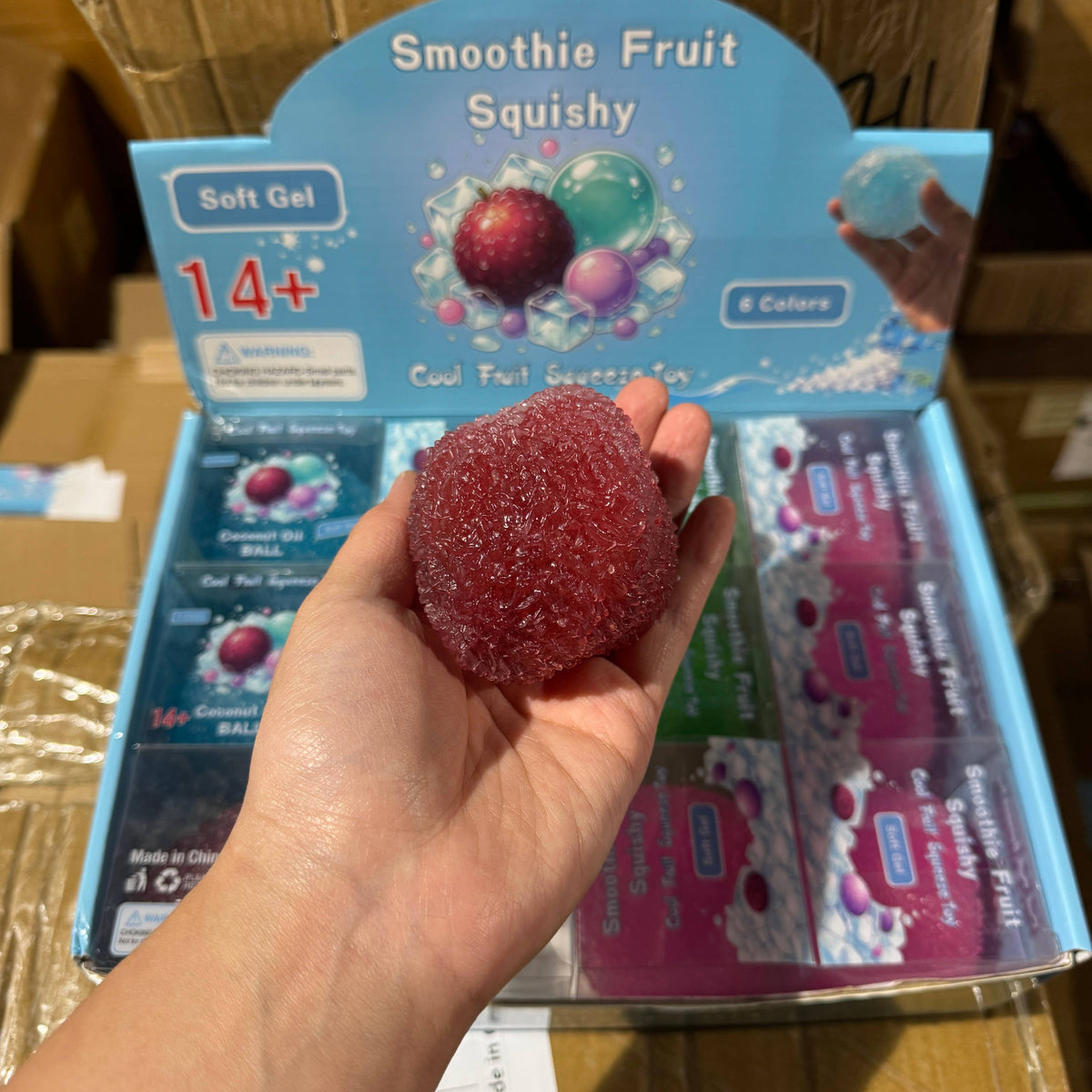 Mixed Berry Fruit Icy Slushy Ball Squishy