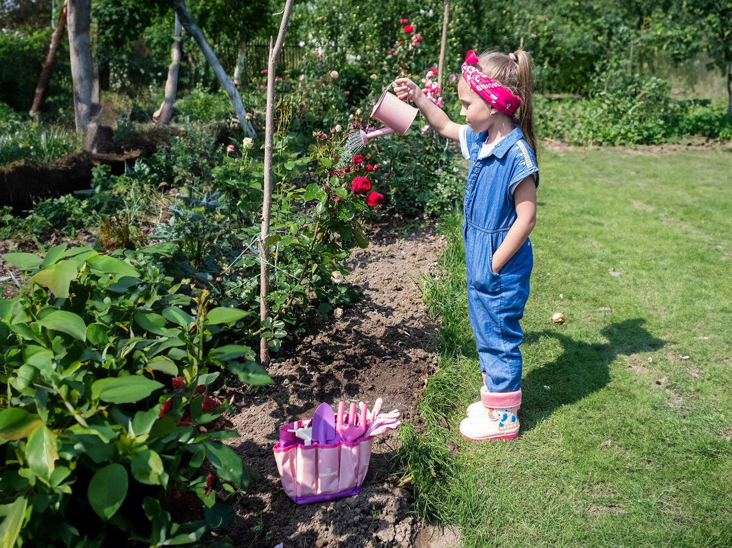 KIDS GARDENING SET, PRINCESS PINK