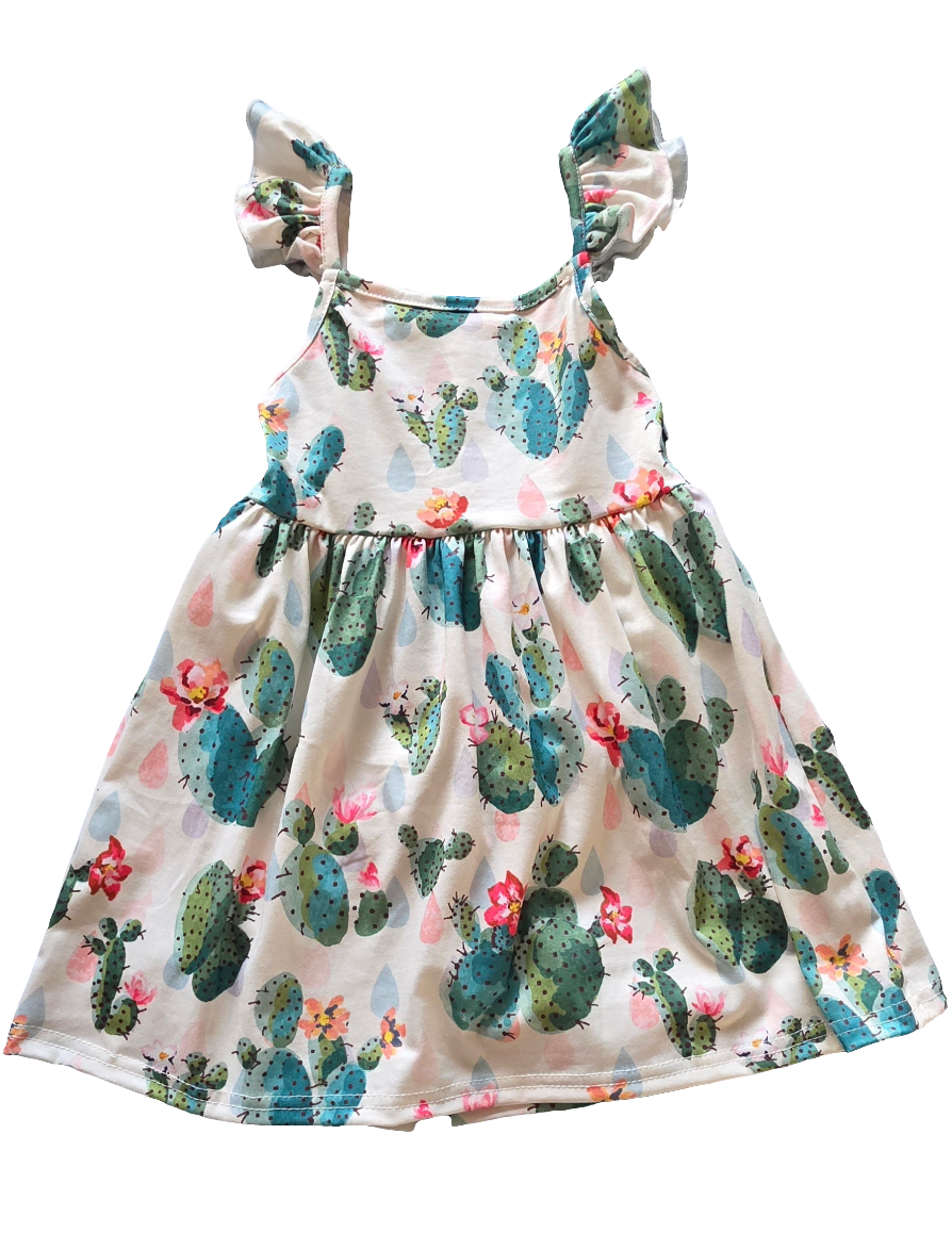 Summer Girls Cactus Dress