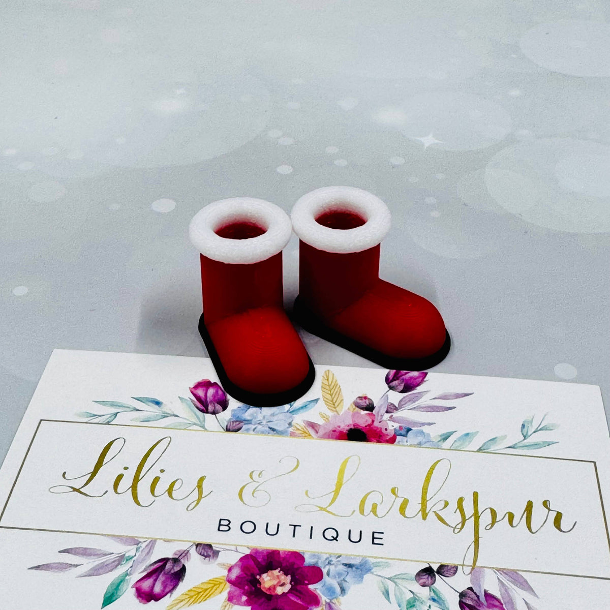 🎄 3D Printed Miniature Santa / Elf Boots