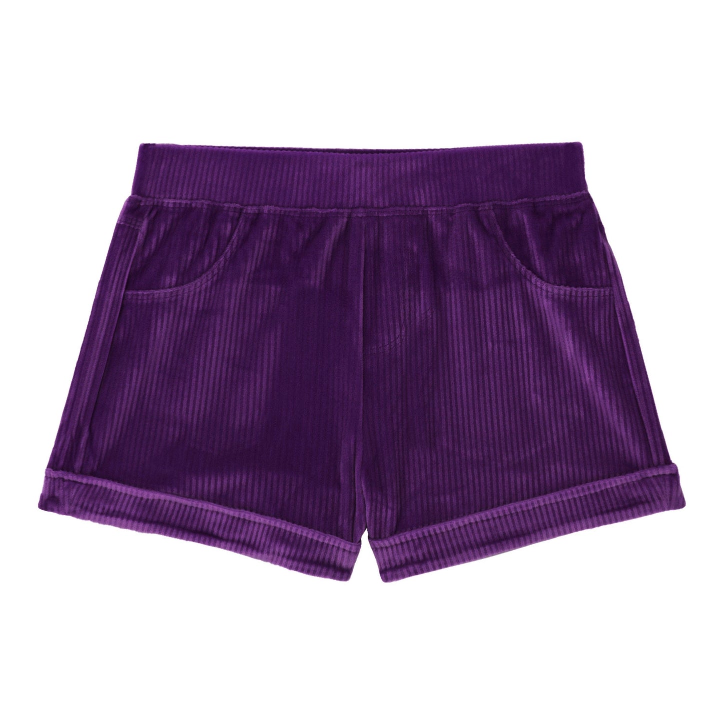 Ribbed Velour Short
