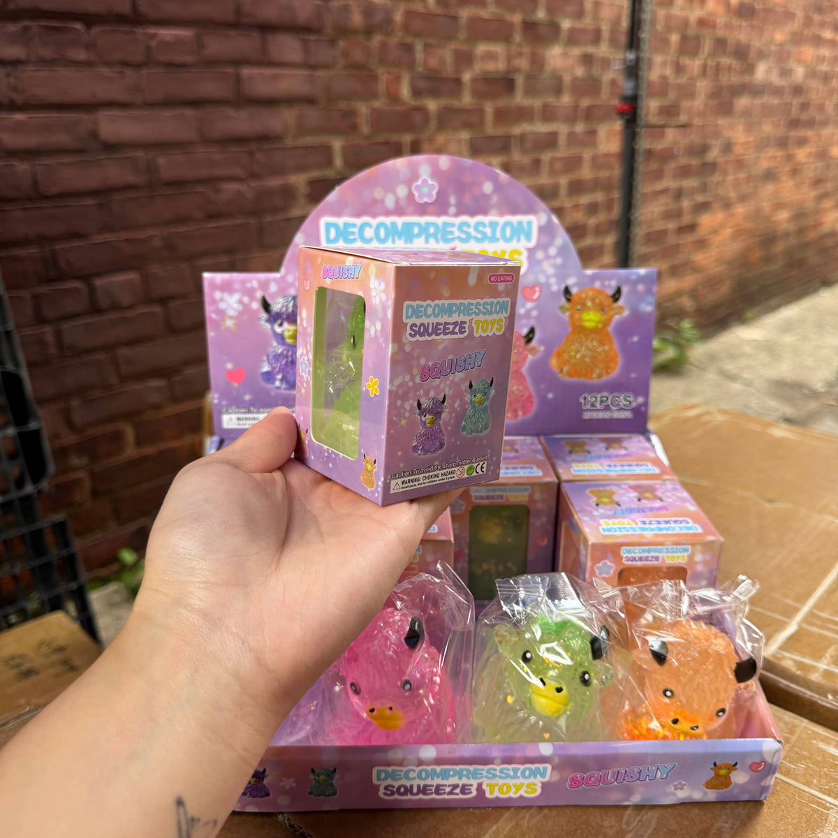 Coconut Oil Glitter Highland Cow
