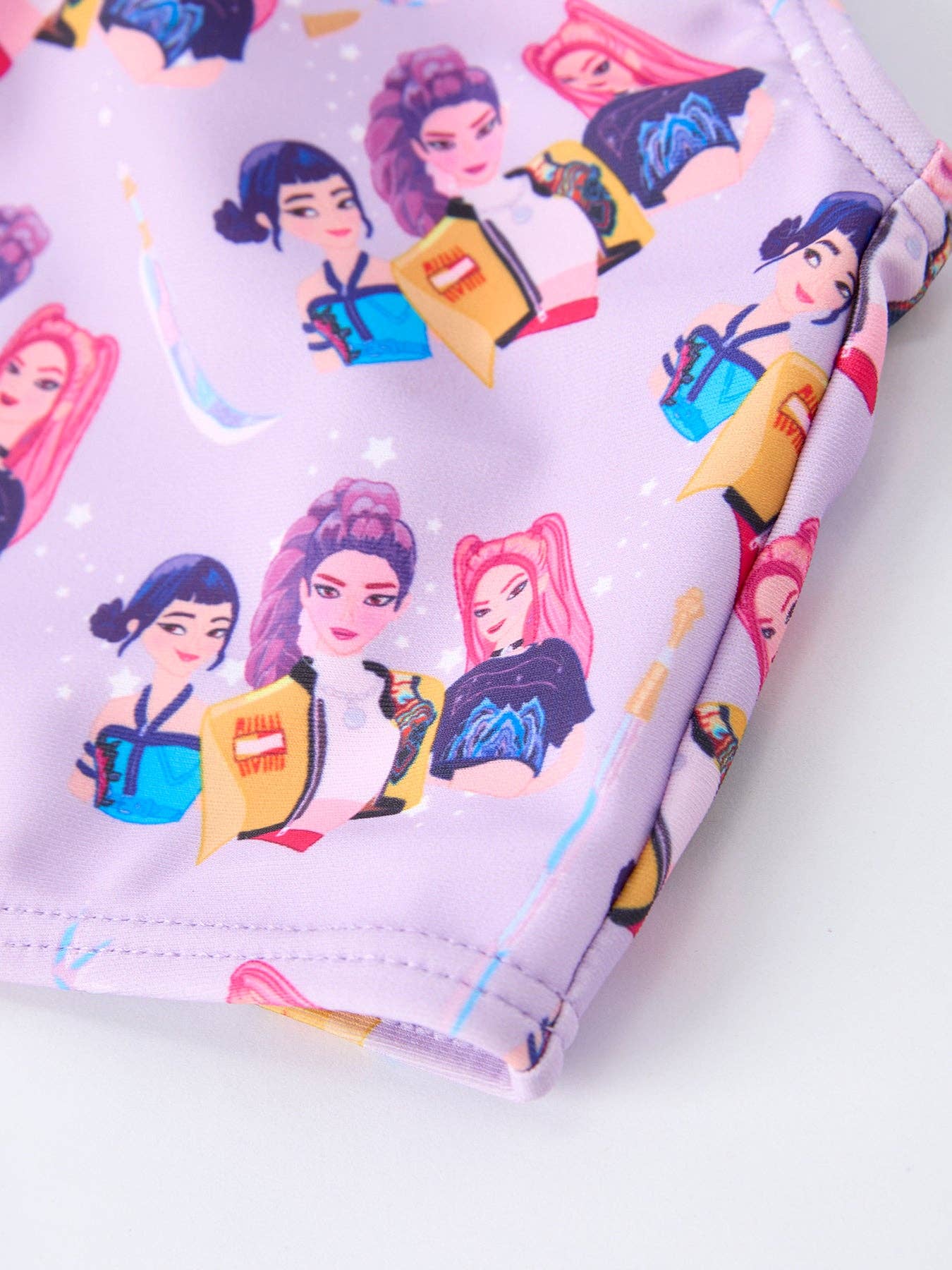 (ETA 3/19/26) Purple Print Girls Swimsuit