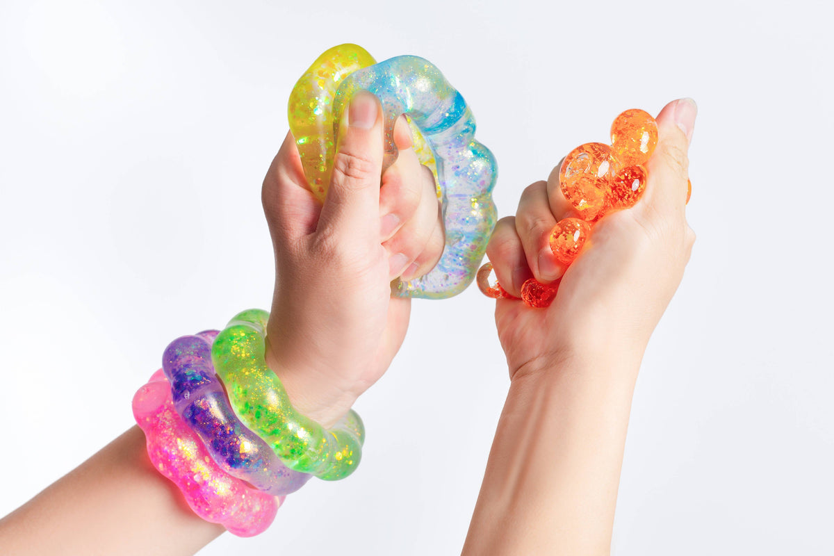 (ETA 9/23/26)Squeez Squishies® Fidget Sugar Bracelet (1pc) Assorted Colors