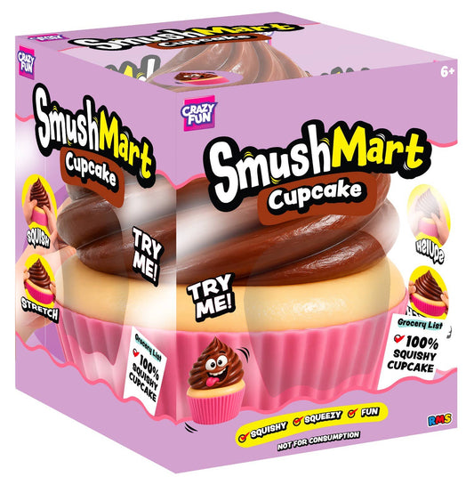 (ETA 12/15/26) RMS® SmushMart™ Giant Vanilla Cupcake Squishy 1pc
