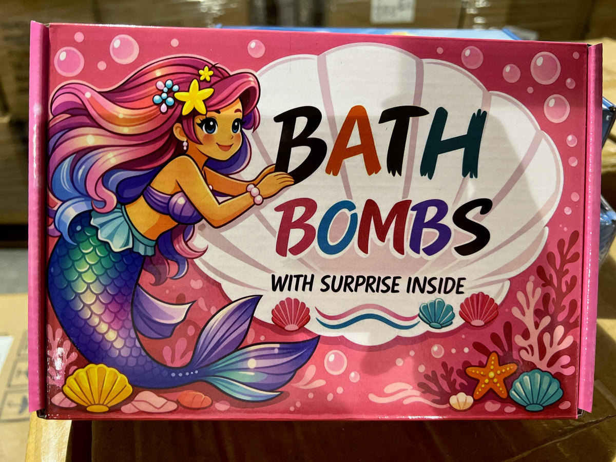Mermaid Theme Bath Bomb Assorted