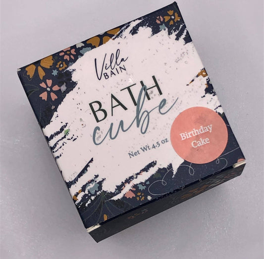 Birthday Cake Bath Cube