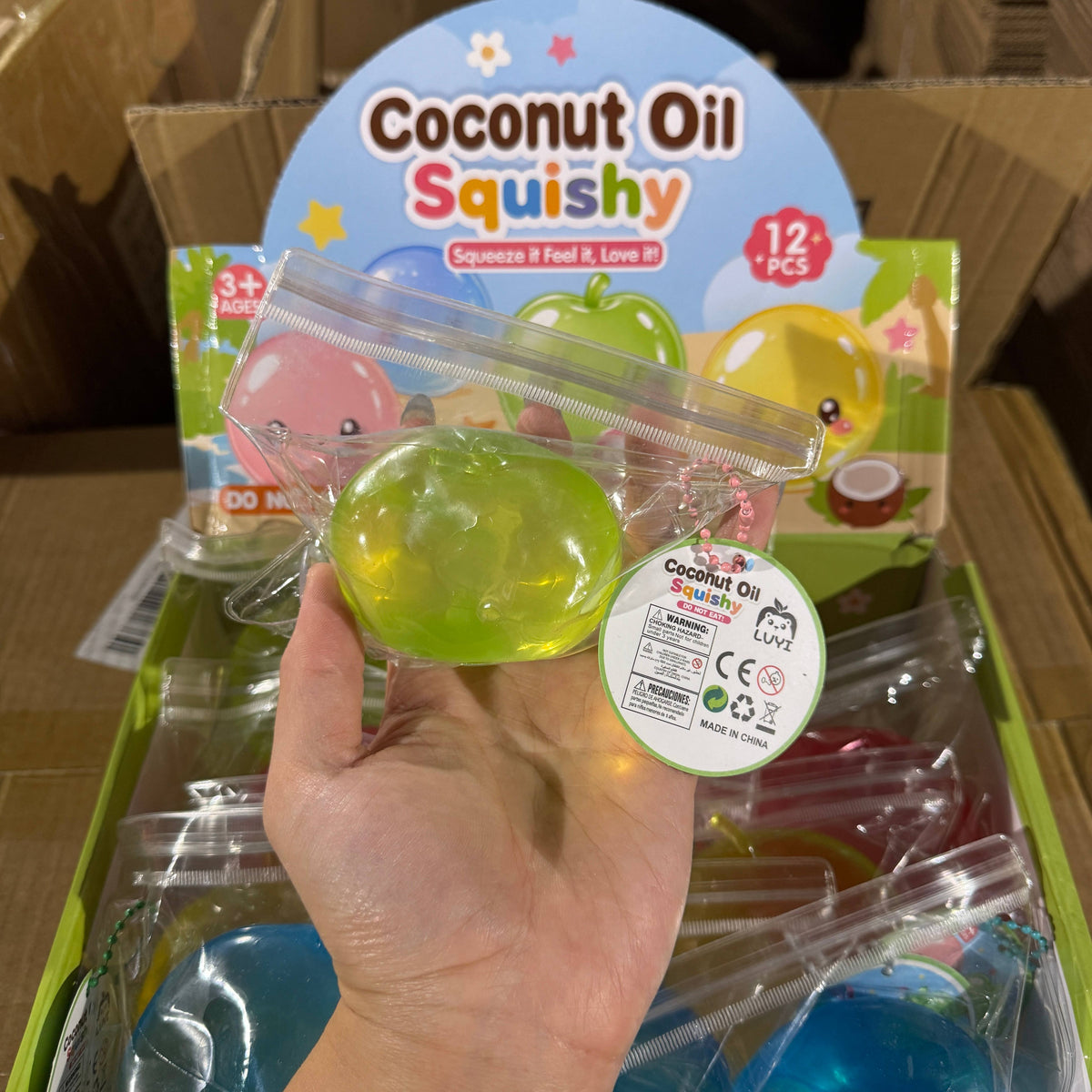 Coconut Oil Vaseline Colorful Apple Toy