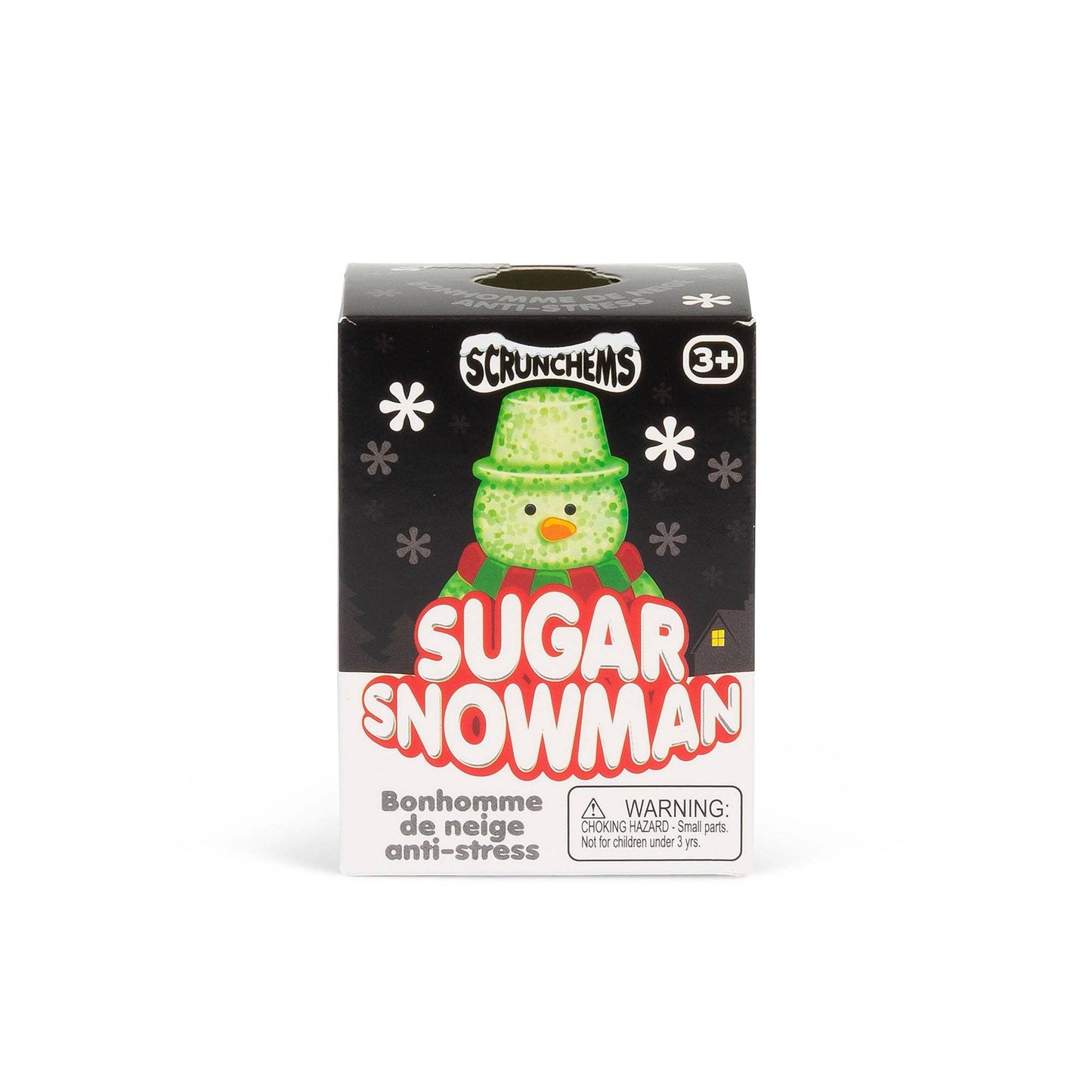 (ETA 10/26/26) Scrunchems Sugar Snowman Squishy Fidget Toy (1pc) Color Ships Assorted
