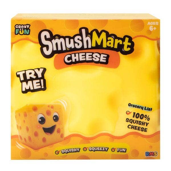 (ETA 11/2/26) RMS® SmushMart™ Giant Cheese Block Squishy 1pc