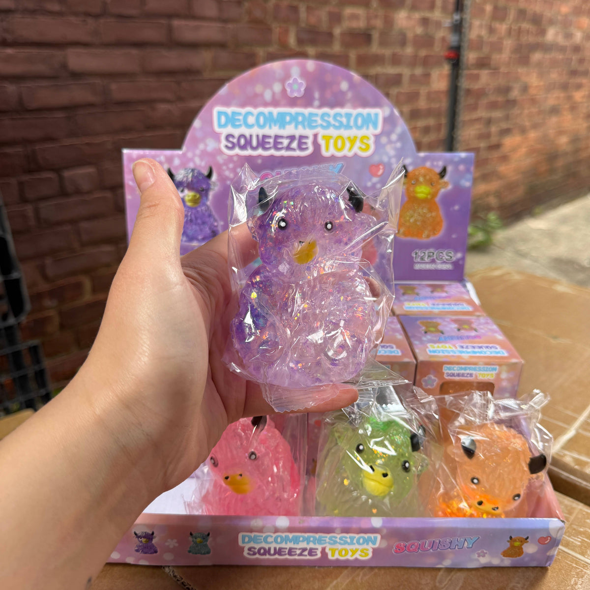 Coconut Oil Glitter Highland Cow